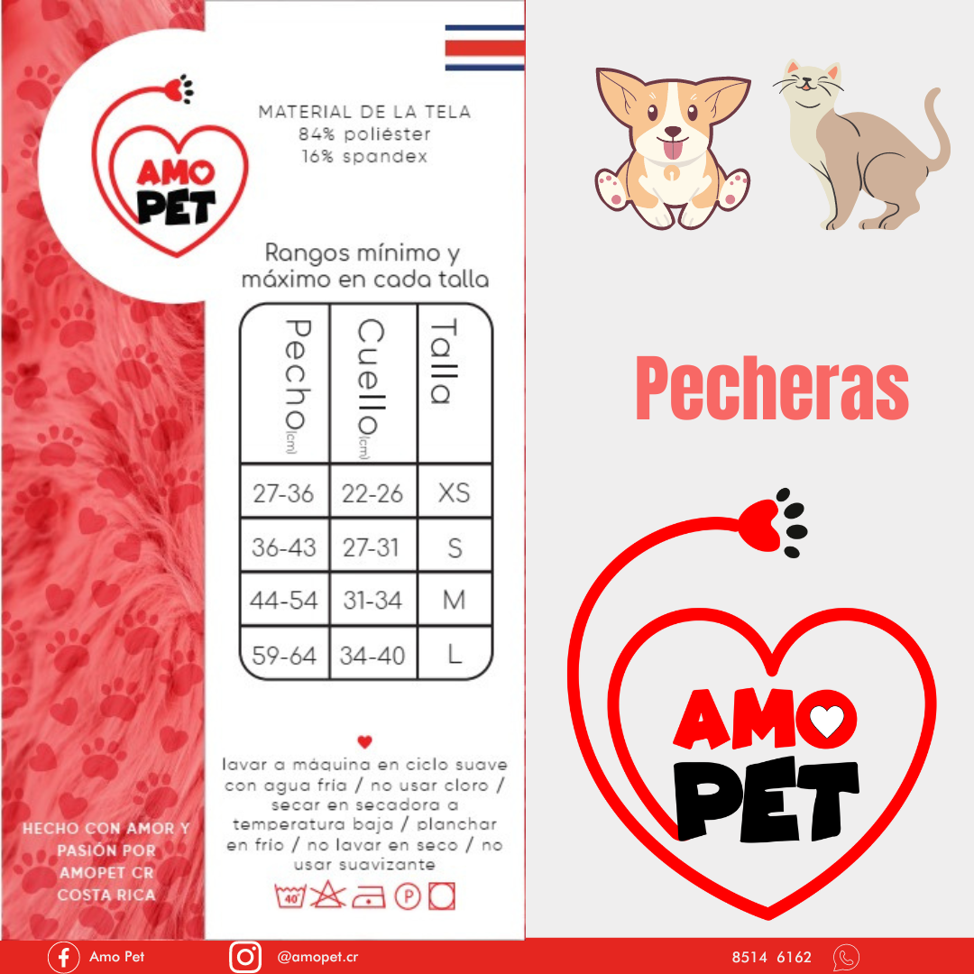 Pechera Estampada para Machos ( gatos y perros) - Image 2